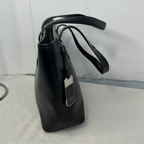 RALPH LAUREN Bag Calderwood Black Epi Leather Medium - Picture 4 of 11